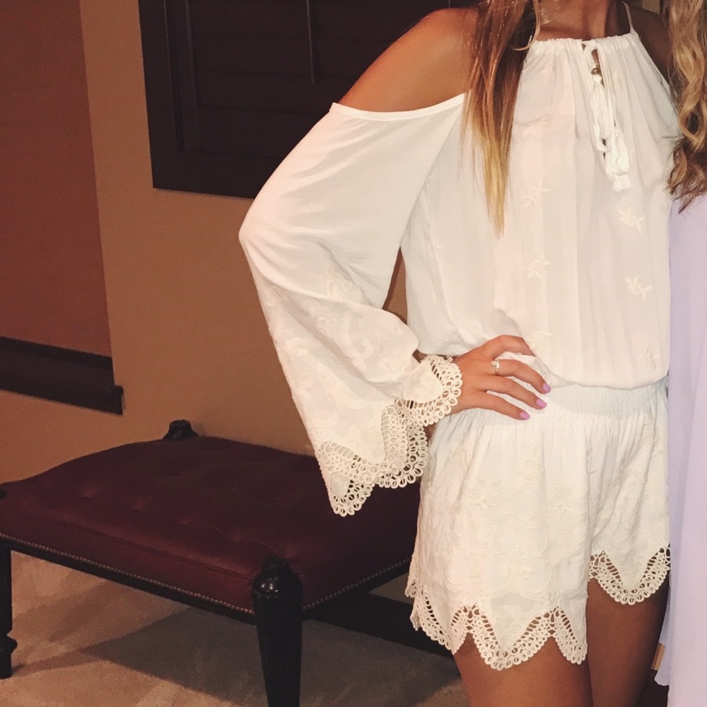 white embroidered jumpsuit